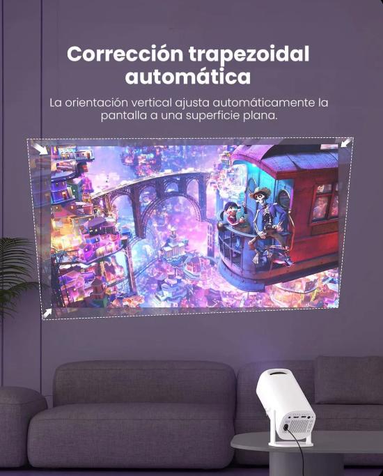 Proyector Inteligente Con Videojuegos S40 Max + 2 Mandos Gamer